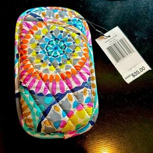 Vera Bradley Cotton Double Eye Glass Case in SUNNY MEDALLION NWT